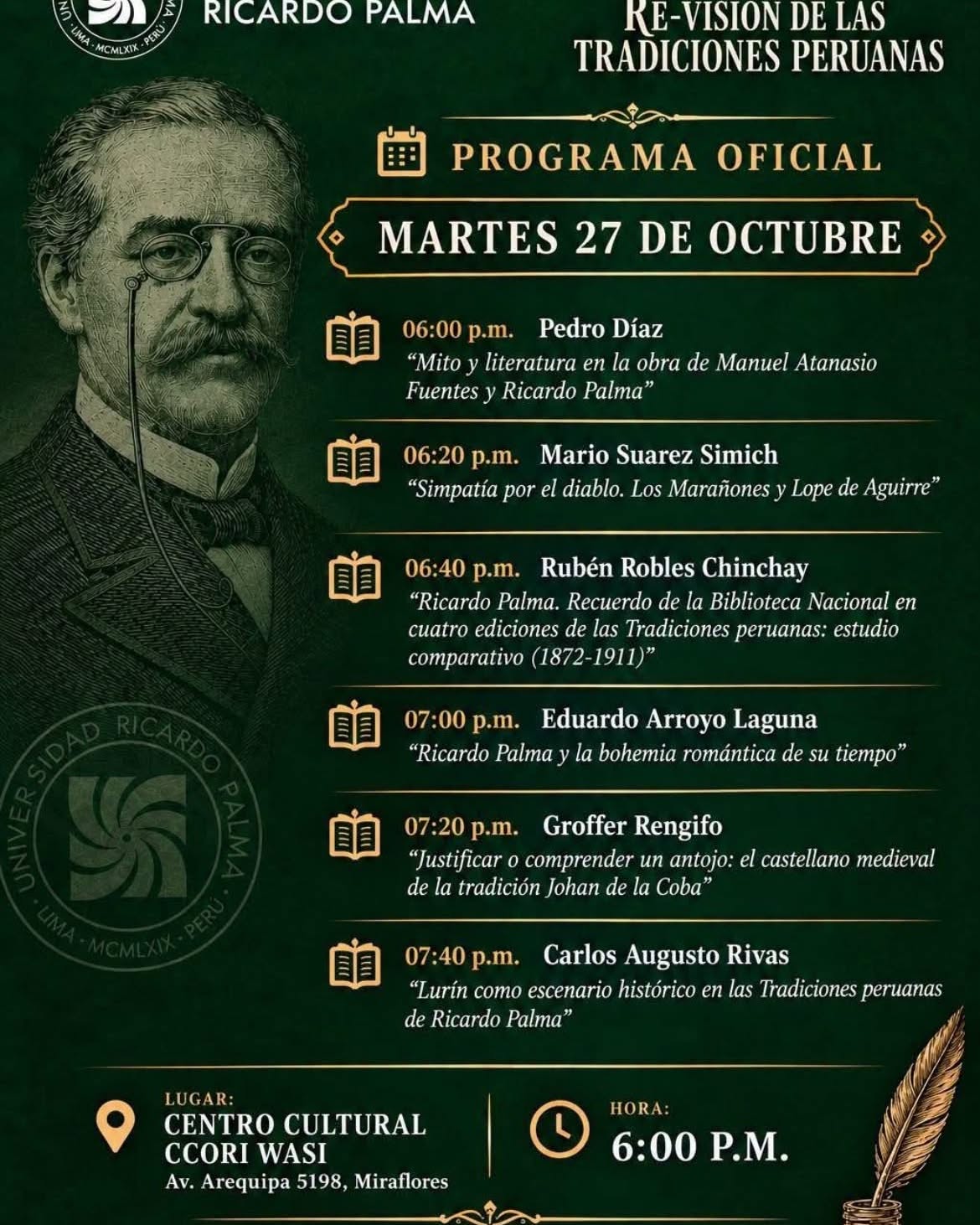 RE-VISIÓN DE LAS TRADICIONES PERUANAS