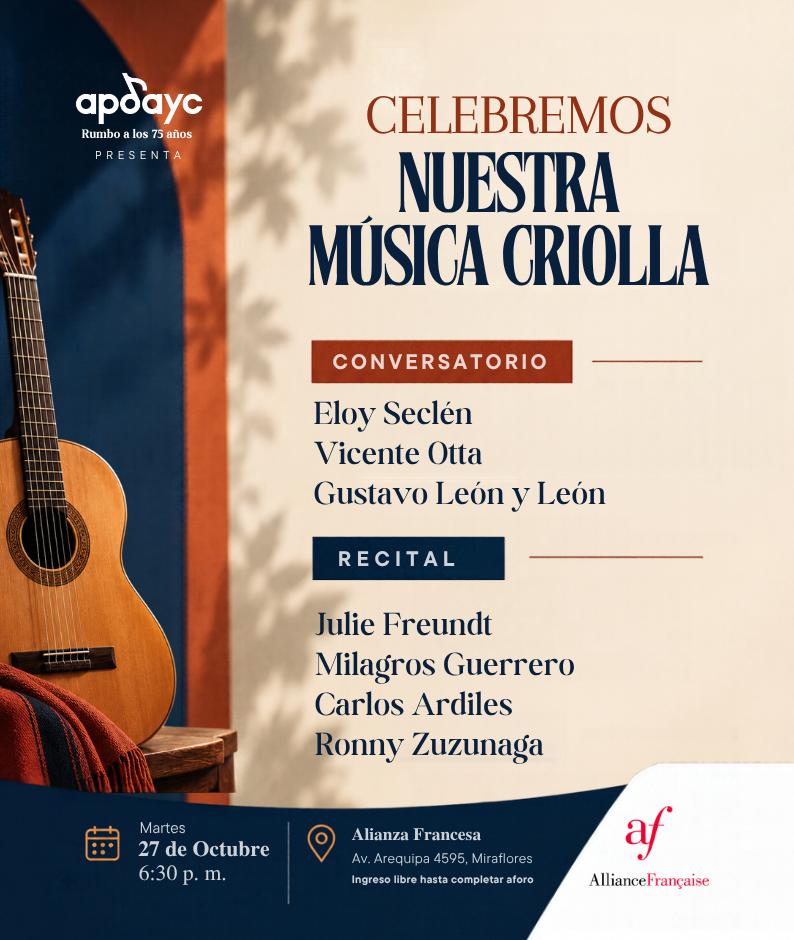 CELEBREMOS NUESTRA MÚSICA CRIOLLA