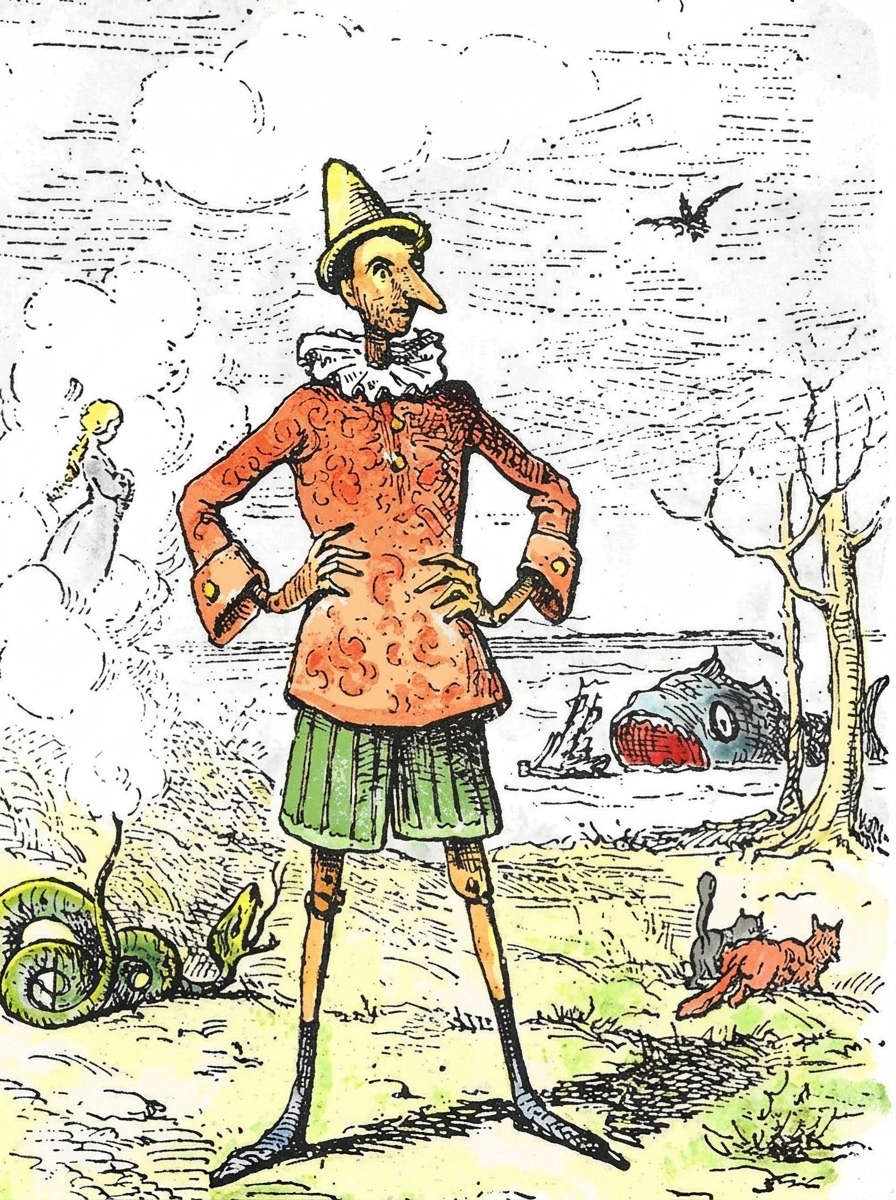 Un personaje que pertenece al mundo