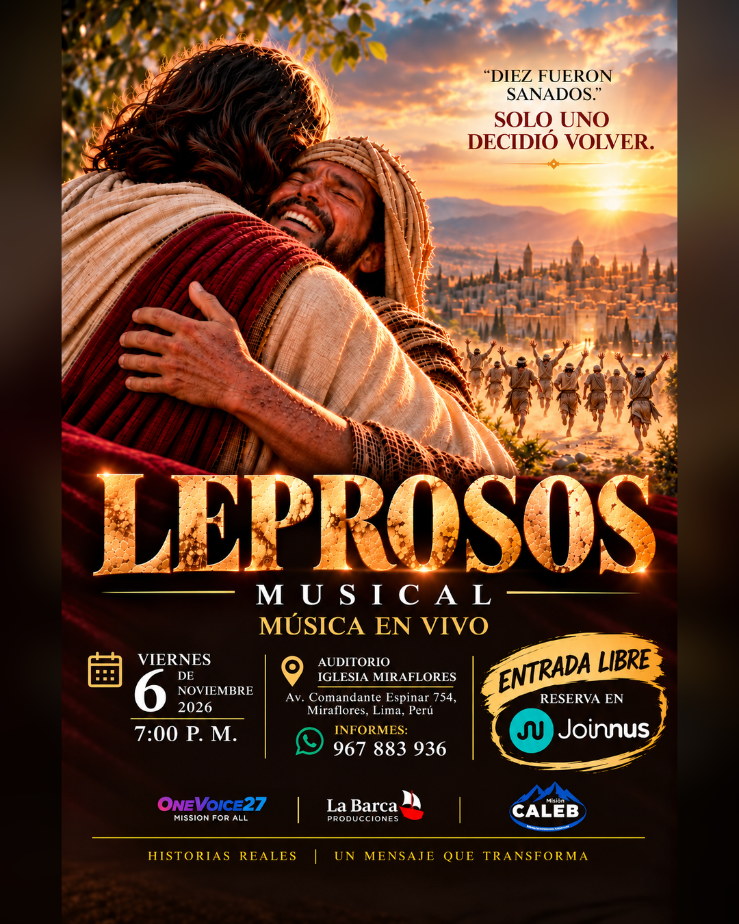 LEPROSOS, EL MUSICAL